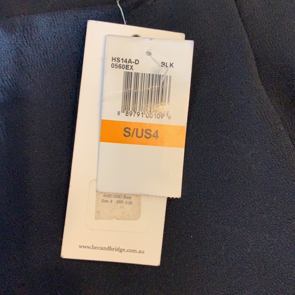 Bec + Bridge Black Asymmetrical Dress with Elegant Silhouette - Picture 12 of 13